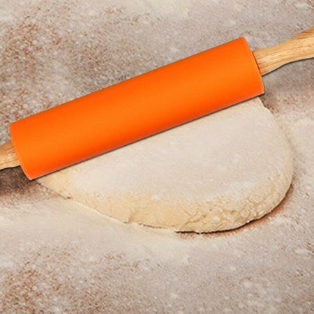 Скалка силиконовая с деревянными ручками Frico FRU - 847 ✅ базовая цена $3.62 ✔ Опт ✔ Скидки ✔ Заходите! - Интернет-магазин ✅ Фортуна-опт ✅