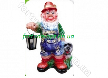 Гном большой баварец 0016 (полимер) ➜ Оптом и в розницу ✅ актуальная цена -Интернет магазин ✅ Фортуна ✅