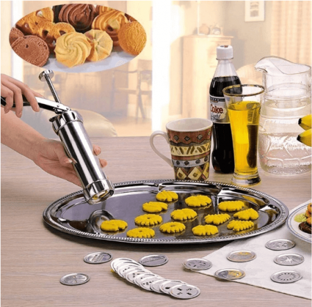 Шприц кондитерский нержавеющий с насадками Benson - 915 ✅ базовая цена $4.85 ✔ Опт ✔ Скидки ✔ Заходите! - Интернет-магазин ✅ Фортуна-опт ✅