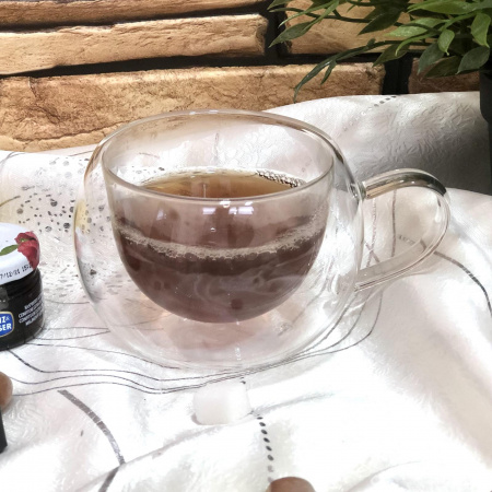 Чашка стекло 300 мл двойн.стенка Ампио 201-20 ✅ базовая цена 148.45 грн. ✔ Опт ✔ Скидки ✔ Заходите! - Интернет-магазин ✅ Фортуна-опт ✅