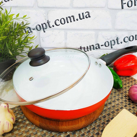 Сковорода А-Плюс 1487 с керамическим покрытием 26 см ✅ базовая цена $13.52 ✔ Опт ✔ Скидки ✔ Заходите! - Интернет-магазин ✅ Фортуна-опт ✅