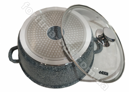 Кастрюля - казан с гранитным покрытием Benson BN - 316 - 3,2 л ✅ базовая цена $16.41 ✔ Опт ✔ Скидки ✔ Заходите! - Интернет-магазин ✅ Фортуна-опт ✅