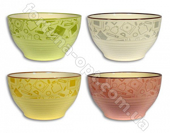 Пиала керамическая 140 мм Elina EL-4167 550 мл ➜ Оптом и в розницу ✅ актуальная цена - Интернет магазин ✅ Фортуна ✅