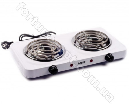 Электроплита на 2 конфорки A-Plus -2103 ✅ базовая цена $9.71 ✔ Опт ✔ Скидки ✔ Заходите! - Интернет-магазин ✅ Фортуна-опт ✅