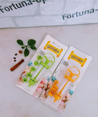 Кондитерский шприц с насадками Gondol 06667 большой ✅ базовая цена 83.33 грн. ✔ Опт ✔ Скидки ✔ Заходите! - Интернет-магазин ✅ Фортуна-опт ✅