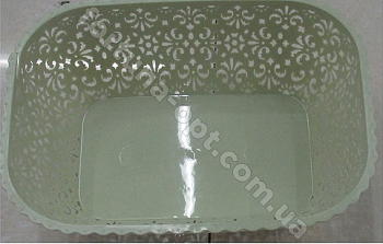 Корзинка ажурная пластик 20*14*8 см Stenson - 84551  ✅ базовая цена $0.30 ✔ Опт ✔ Акции ✔ Заходите! - Интернет-магазин Fortuna-opt.com.ua.