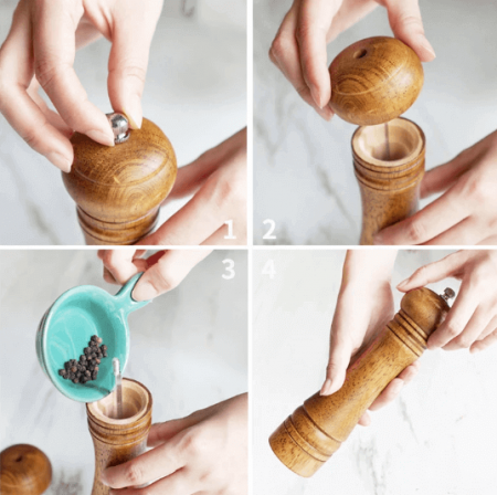 Мельница для соли и перца 22 см Benson 922 ✅ базовая цена $6.68 ✔ Опт ✔ Скидки ✔ Заходите! - Интернет-магазин ✅ Фортуна-опт ✅