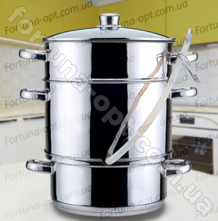 Соковарка из нержавеющей стали A - Plus - 1311 - 5 л ✅ базовая цена $26.85 ✔ Опт ✔ Скидки ✔ Заходите! - Интернет-магазин ✅ Фортуна-опт ✅