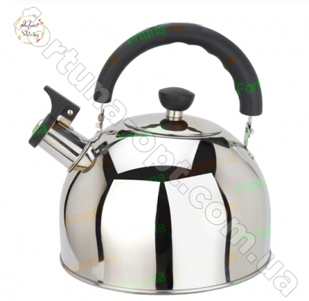 Чайник нержавеющий для плиты A-Plus - 1322 3 л ✅ базовая цена $6.46 ✔ Опт ✔ Скидки ✔ Заходите! - Интернет-магазин ✅ Фортуна-опт ✅