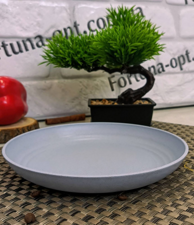 Тарелка 20см ЕКО 4шт/наб пшеничная шелуха 01253  ✅ базовая цена $4.75 ✔ Опт ✔ Скидки ✔ Заходите! - Интернет-магазин ✅ Фортуна-опт ✅