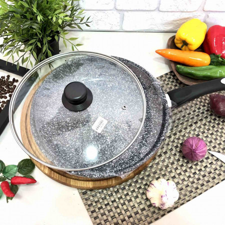 Сковорода с крышкой 26 см Benson BN - 516 ✅ базовая цена $14.73 ✔ Опт ✔ Скидки ✔ Заходите! - Интернет-магазин ✅ Фортуна-опт ✅