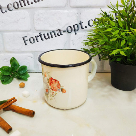 Кружка эмалированная 1,0 л 0107/2 Микс ✅ базовая цена 206.13 грн. ✔ Опт ✔ Скидки ✔ Заходите! - Интернет-магазин ✅ Фортуна-опт ✅