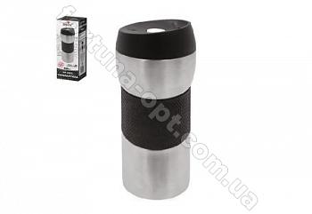 Термокружка с силиконовыми вставками Stenson - 2081 - 450 мл ➜ базовая цена $4.77 ✅ - Интернет-магазин ✅ Фортуна ✅