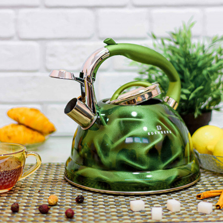 Чайник из нержавеющей стали 3D Edenberg 3 л EB - 1911 ✅ базовая цена $16.34 ✔ Опт ✔ Скидки ✔ Заходите! - Интернет-магазин ✅ Фортуна-опт ✅