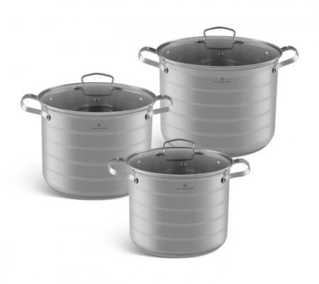 Набор нержавеющих больших кастрюль Edenberg EB - 535➜ Опт и розница ✅ актуальная цена -Интернет магазин ✅ Фортуна ✅