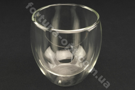 Стакан 380 гр двойная стенка 1 шт A-Plus -7001  ✅ базовая цена $2.55 ✔ Опт ✔ Скидки ✔ Заходите! - Интернет-магазин ✅ Фортуна-опт ✅