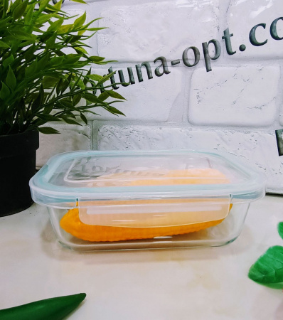 Судочки стекло прямоуг  4014  640 мл А-Плюс ✅ базовая цена $2.79 ✔ Опт ✔ Скидки ✔ Заходите! - Интернет-магазин ✅Фортуна-опт ✅