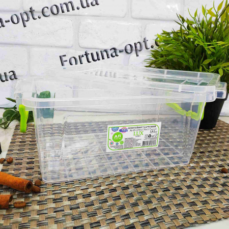 Контейнер пищевой Ал - Пластик 2,8 л - 0390 ✅ базовая цена 50.38 грн. ✔ Опт ✔ Скидки ✔ Заходите! - Интернет-магазин ✅Фортуна-опт ✅