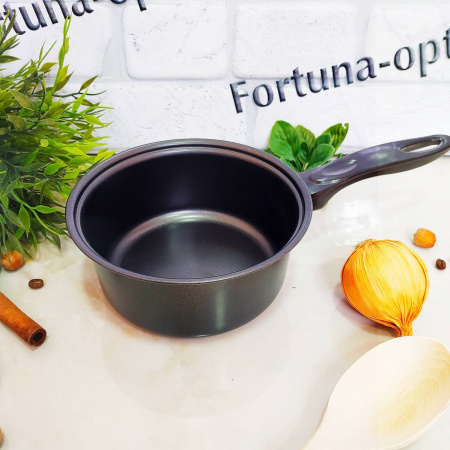 Ковш 16 см с антипригарным покрытием  A-Plus - 0016 Р ✅ базовая цена $1.82 ✔ Опт ✔ Скидки ✔ Заходите! - Интернет-магазин ✅ Фортуна-опт ✅