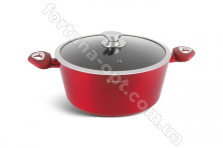 Кастрюля Edenberg Burgundy Metallic Line EB - 7408 - 2,6 л ✅ базовая цена $19.94 ✔ Опт ✔ Скидки ✔ Заходите! - Интернет-магазин ✅ Фортуна-опт ✅