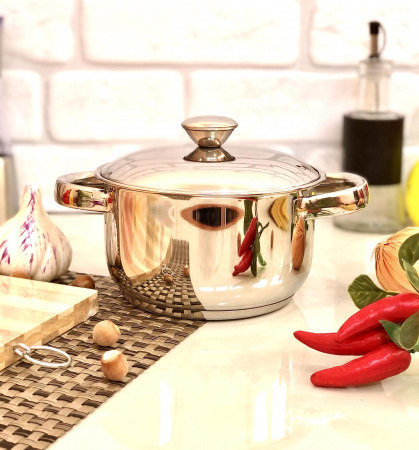 Кастрюля нержавеющая Емрire - 5049 - 1 л ✅ базовая цена $6.17 ✔ Опт ✔ Скидки ✔ Заходите! - Интернет-магазин ✅ Фортуна-опт ✅