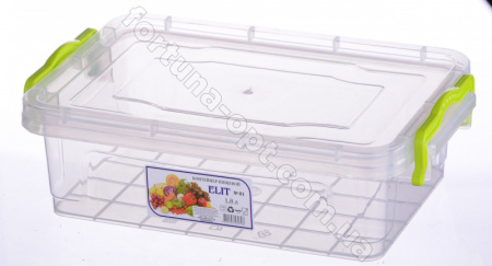 Контейнер плоский Ал-Пластик 4 л - 0170 ✅ базовая цена 55.68 грн. ✔ Опт ✔ Скидки ✔ Заходите! - Интернет-магазин ✅Фортуна-опт ✅