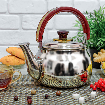 Чайник нержавеющий музыкальный 3 л (20см) A-Plus - 9029 ✅ базовая цена $9.58 ✔ Опт ✔ Скидки ✔ Заходите! - Интернет-магазин ✅ Фортуна-опт ✅