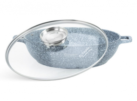 Казан - сотейник с мраморной крошкой Edenberg EB - 8042 - 5,5 л - 32 см ✅ базовая цена $26.86 ✔ Опт ✔ Скидки ✔ Заходите! - Интернет-магазин ✅ Фортуна-опт ✅