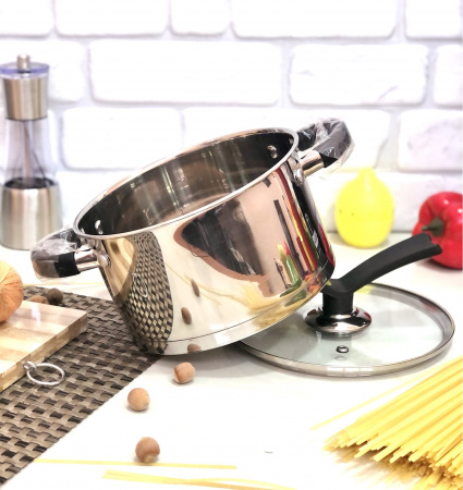 Кастрюля с удобной ручкой Edenberg EB - 3698 - 7.7 л ✅ базовая цена $16.67 ✔ Опт ✔ Скидки ✔ Заходите! - Интернет-магазин ✅ Фортуна-опт ✅