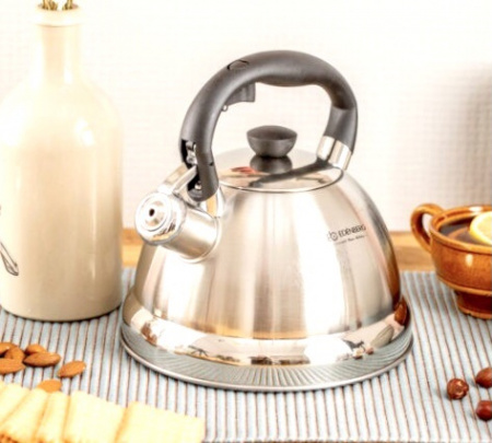 Чайник нержавеющий на плиту 2л Edenberg 1987 ✅ базовая цена $10.11 ✔ Опт ✔ Скидки ✔ Заходите! - Интернет-магазин ✅ Фортуна-опт ✅