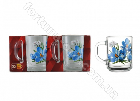 Набор стеклянных чашек 200 мл Ретро - 8235 ✅ базовая цена 49.02 грн. ✔ Опт ✔ Скидки ✔ Заходите! - Интернет-магазин ✅ Фортуна-опт ✅
