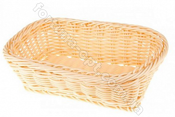 Плетенная корзинка для хлеба пластик 20*25 см - Empire ЕМ - 9789  ✅ базовая цена $2.23 ✔ Опт ✔ Акции ✔ Заходите! - Интернет-магазин Fortuna-opt.com.ua.