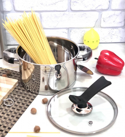 Кастрюля нержавеющая с крышкой Edenberg EB - 3695 - 3.6 л ✅ базовая цена $10.16 ✔ Опт ✔ Скидки ✔ Заходите! - Интернет-магазин ✅ Фортуна-опт ✅