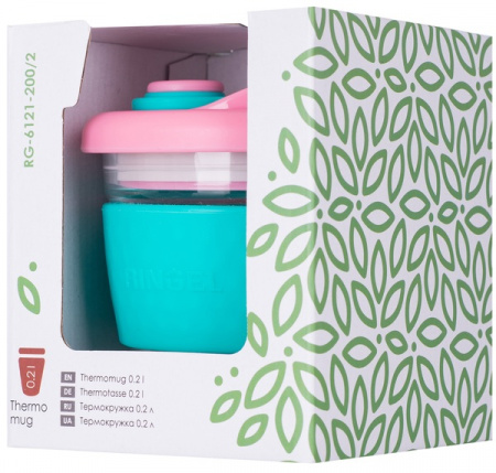 Термокружка 200 мл "RINGEL EMOTION" бирюза 6121-200/2 ➜ фото ➜ розн цена 97.68 грн. - Интернет-магазин ✅ Fortuna-opt.com.ua. ✅