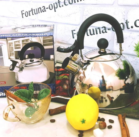 Чайник  1761 1,6л Stenson одинарное дно ✅ базовая цена $6.06 ✔ Опт ✔ Скидки ✔ Заходите! - Интернет-магазин ✅ Фортуна-опт ✅