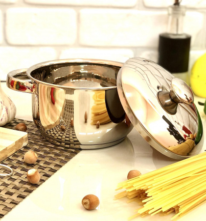 Кастрюля нержавеющая Емрire - 5049 - 1 л ✅ базовая цена $6.17 ✔ Опт ✔ Скидки ✔ Заходите! - Интернет-магазин ✅ Фортуна-опт ✅