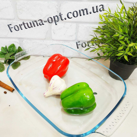 Противень из термостекла прямоугольный A-Plus - 1094 ✅ базовая цена $9.16 ✔ Опт ✔ Скидки ✔ Заходите! - Интернет-магазин ✅ Фортуна-опт ✅