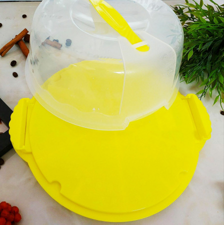 Тортовница пластиковая с крышкой Empire EM - 1305 ✅ базовая цена $2.44 ✔ Опт ✔ Скидки ✔ Заходите! - Интернет-магазин ✅ Фортуна-опт ✅