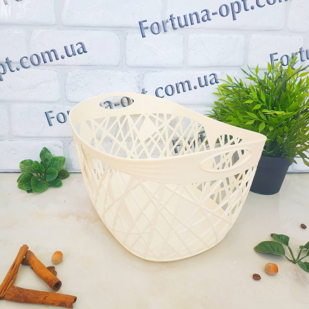 Корзина-плетенка с ручками 30*24*15 см - Stenson - 39766 ✅ базовая цена $3.13 ✔ Опт ✔ Скидки ✔ Заходите! - Интернет-магазин ✅ Фортуна-опт ✅