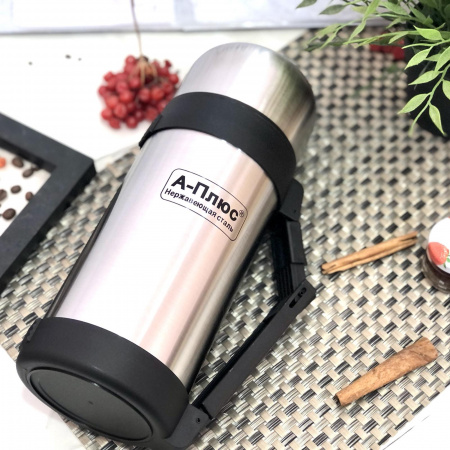 Термос из нержавеющей стали A-Plus 1756 - 1,2 л ➜ фото ➜ розн цена $8.58 - Интернет-магазин ✅ Fortuna-opt.com.ua. ✅