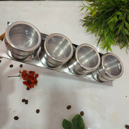 Набор для специй на магните 4 пр. Benson -189 ✅ базовая цена $5.26 ✔ Опт ✔ Скидки ✔ Заходите! - Интернет-магазин ✅ Фортуна-опт ✅