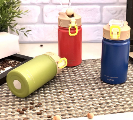 Термос нержавеющий A-Plus 1780 - 350 мл ➜ фото ➜ розн цена $4.83 - Интернет-магазин ✅ Fortuna-opt.com.ua. ✅