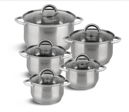 Набор посуды с 5-слойным дном Edenberg EB - 4004➜ Опт и розница ✅ актуальная цена -Интернет магазин ✅ Фортуна ✅
