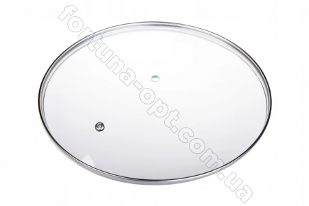 Крышка стеклянная для кастрюли 28 см 00280 ✅ базовая цена $0.39 ✔ Опт ✔ Скидки ✔ Заходите! - Интернет-магазин ✅ Фортуна-опт ✅