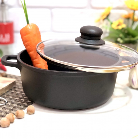 Казан с антипригарным покрытием A-Plus - 1991 - 2,4 л - 20 см ✅ базовая цена $11.48 ✔ Опт ✔ Скидки ✔ Заходите! - Интернет-магазин ✅ Фортуна-опт ✅