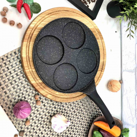 Сковорода для оладьев мрамор 27см Edenberg ЕВ - 7513 ✅ базовая цена $12.56 ✔ Опт ✔ Скидки ✔ Заходите! - Интернет-магазин ✅ Фортуна-опт ✅