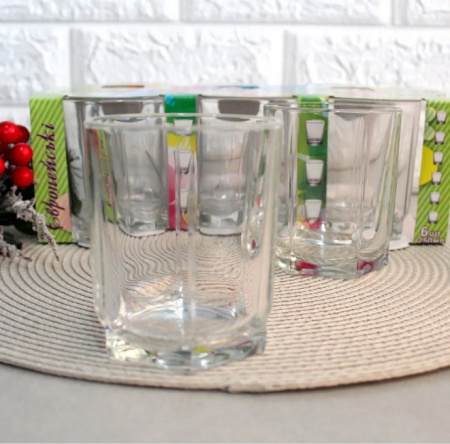 Набор стаканов Европейский 250 мл 8304 6 шт ✅ базовая цена 86.53 грн. ✔ Опт ✔ Скидки ✔ Заходите! - Интернет-магазин ✅ Фортуна-опт ✅