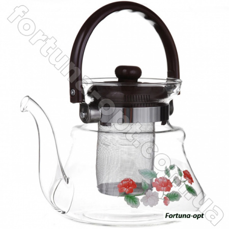 Заварочный чайник из закаленного стекла 0.8 л A-Plus - 1044 ✅ базовая цена $3.85 ✔ Опт ✔ Скидки ✔ Заходите! - Интернет-магазин ✅ Фортуна-опт ✅