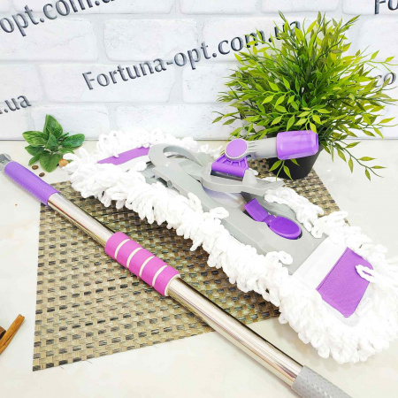 Полотер с микрофиброй и телескопической ручкой - 4518 FM ✅ базовая цена $6.12 ✔ Опт ✔ Скидки ✔ Заходите! - Интернет-магазин ✅ Фортуна-опт ✅