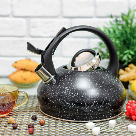 Чайник с мраморной крошкой со свистком 3 л Edenberg EB - 8812 ✅ базовая цена $14.07 ✔ Опт ✔ Скидки ✔ Заходите! - Интернет-магазин ✅ Фортуна-опт ✅